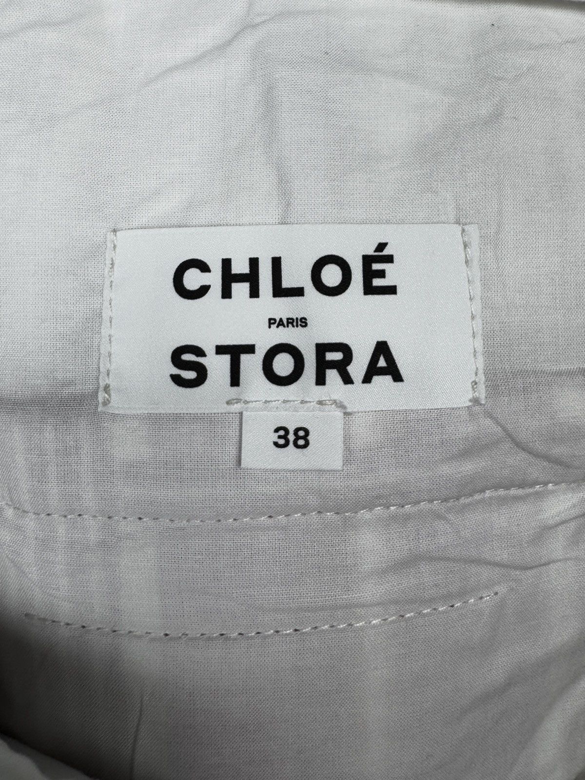 Chloe Chloe Stora geometrical pattern striped plaid cotton pants Size 27" / US 4 / IT 40 - 8 Thumbnail