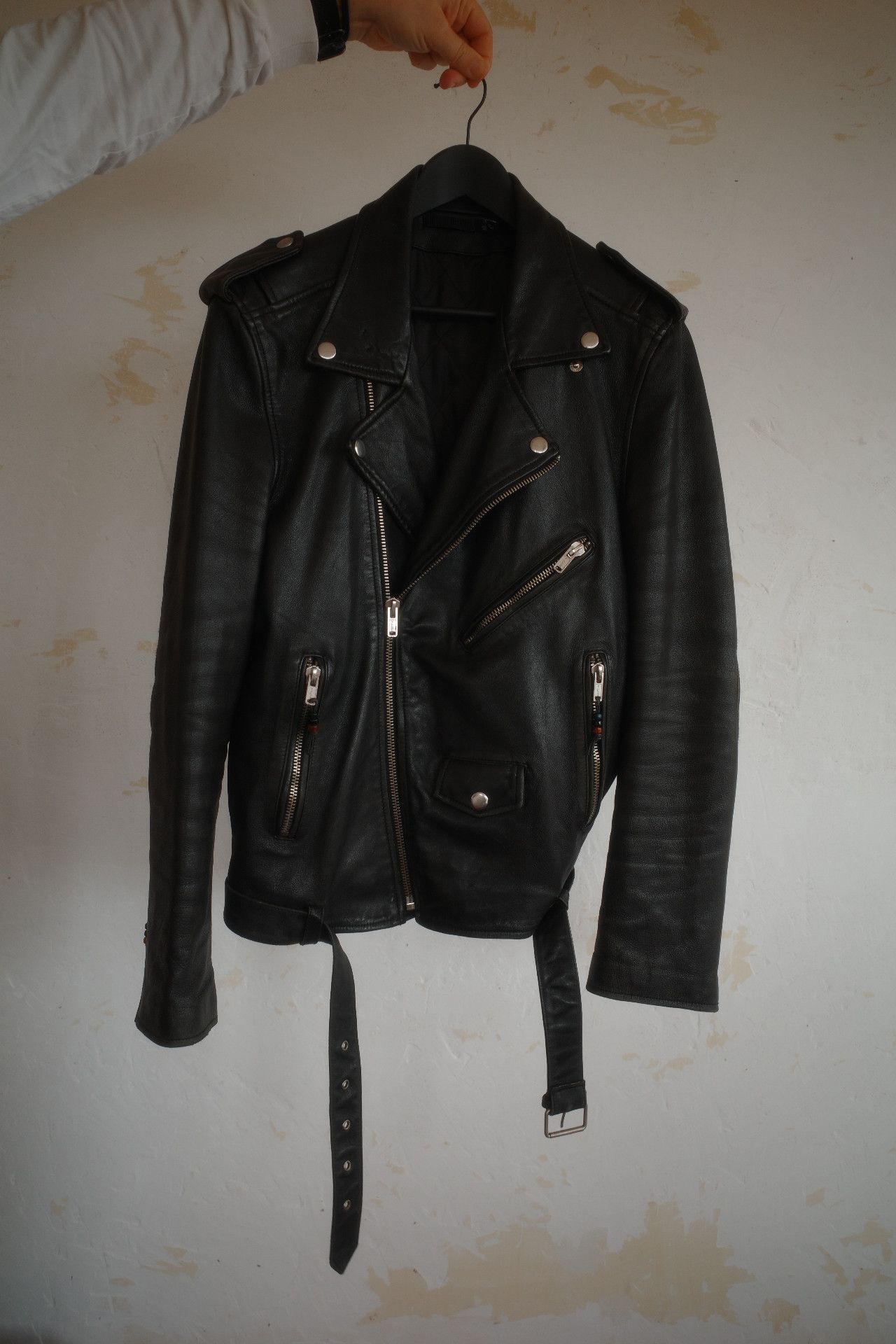 Blk Dnm LEATHER JACKET 5 Size US M / EU 48-50 / 2 - 1 Thumbnail