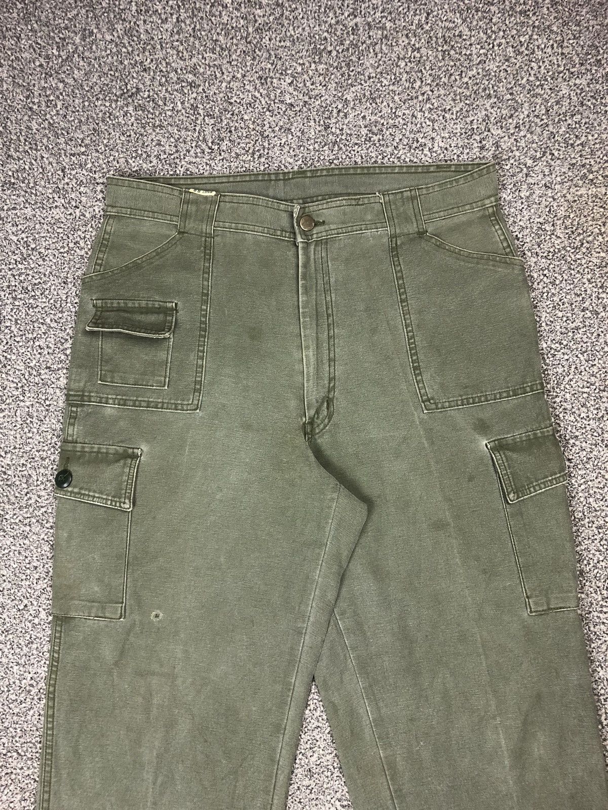 Japanese Brand Vintage Faded Japanese Brands Army Cargopants Size US 34 / EU 50 - 2 Thumbnail