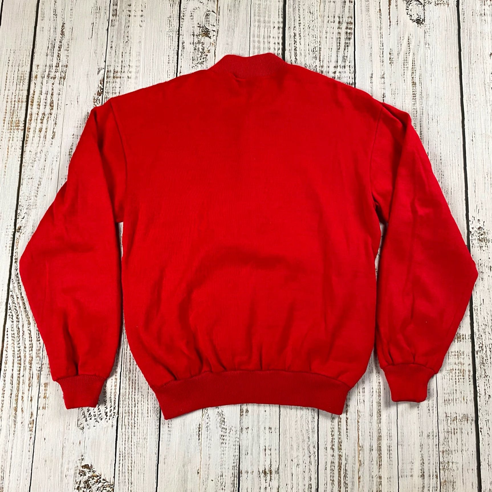 Vintage VTG COUNTRY TOUCH ACRYLIC SWEATER MENS XL SHAWL COLLAR LONG SLEEVE POCKETS RED Size US XL / EU 56 / 4 - 5 Thumbnail