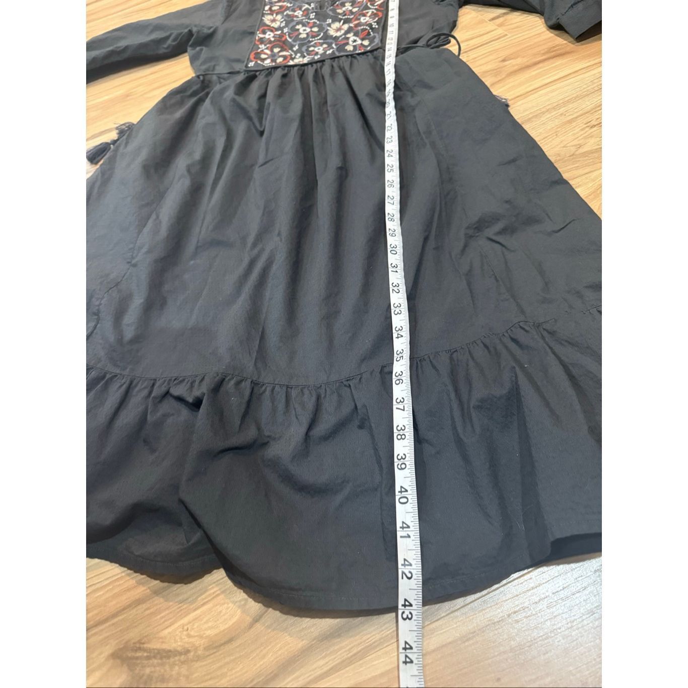 Guru Gudrun Sjoden embroidered grey boho lagenlook dress size XS Size XS / US 0-2 / IT 36-38 - 10 Thumbnail