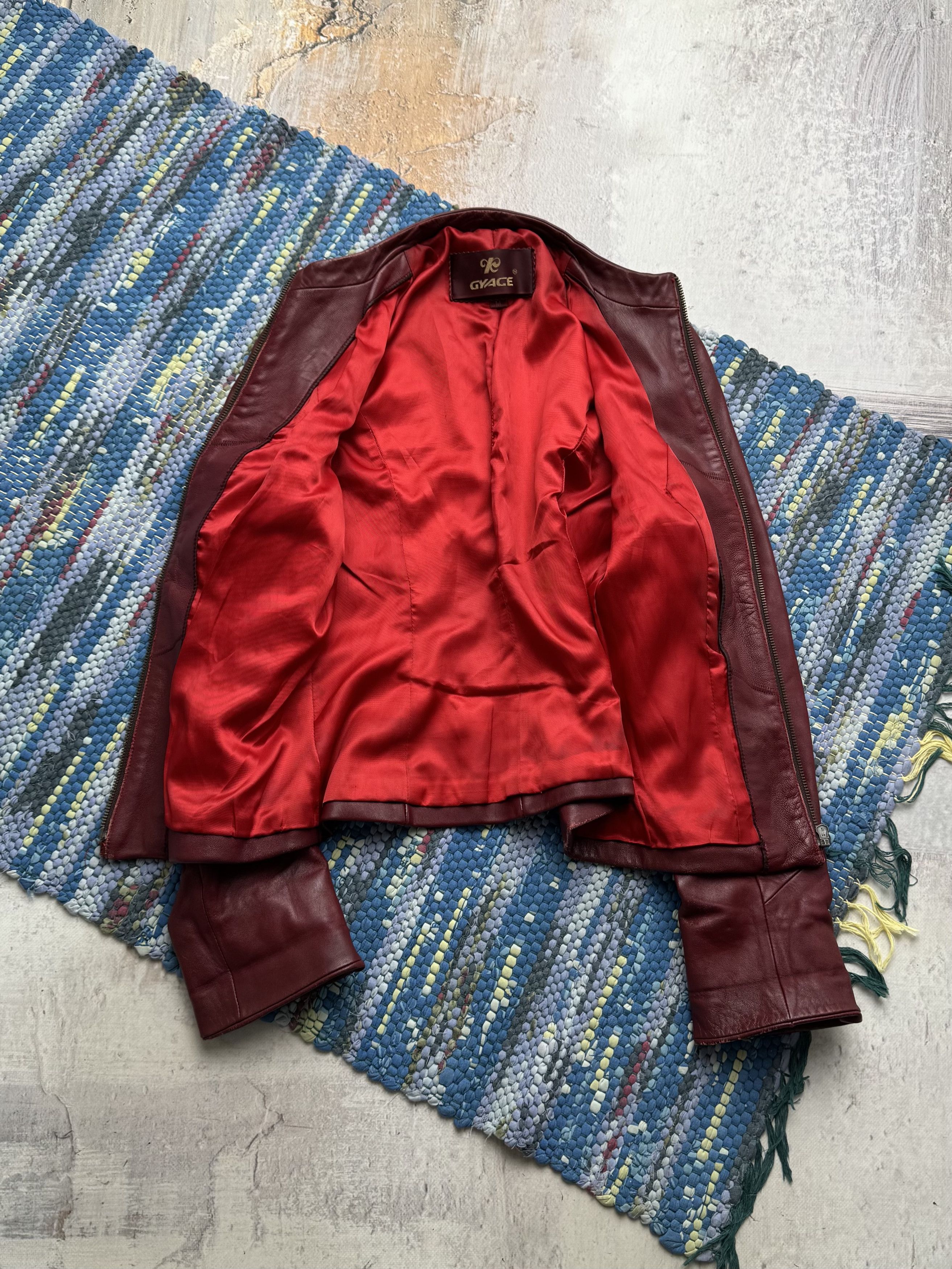 Vintage Vintage Genuine Leather Moto Jacket Zip Front Fitted Coat Size M / US 6-8 / IT 42-44 - 10 Thumbnail