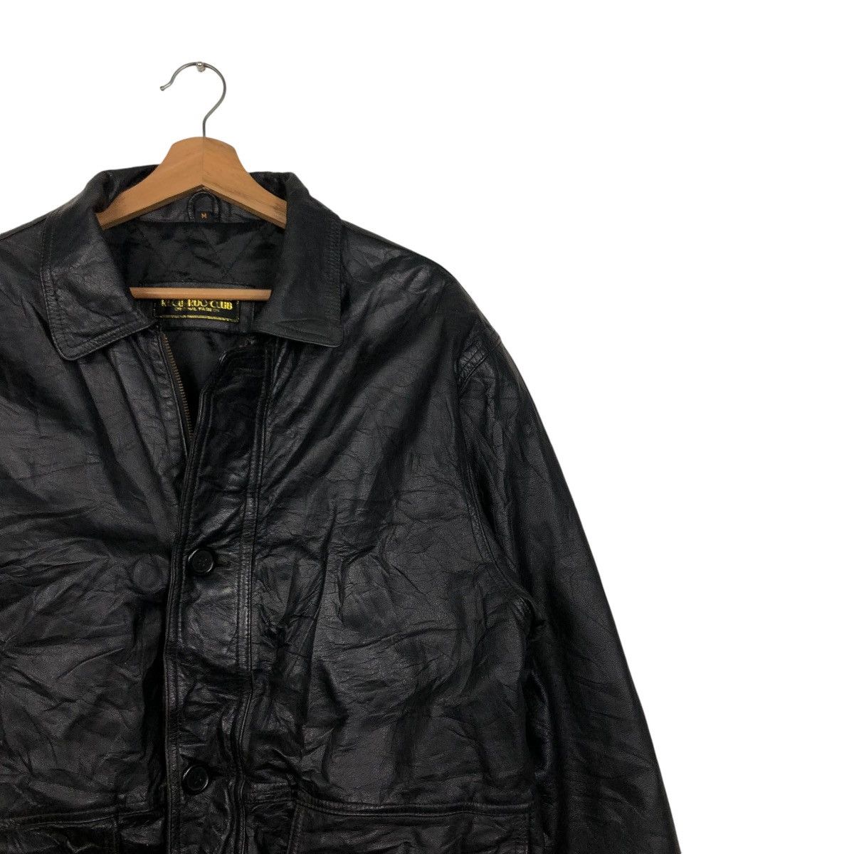 Japanese Brand 🔥VINTAGE BIKER LEATHER JACKET RECUERDO ISSEY MIYAKE Size US M / EU 48-50 / 2 - 8 Thumbnail