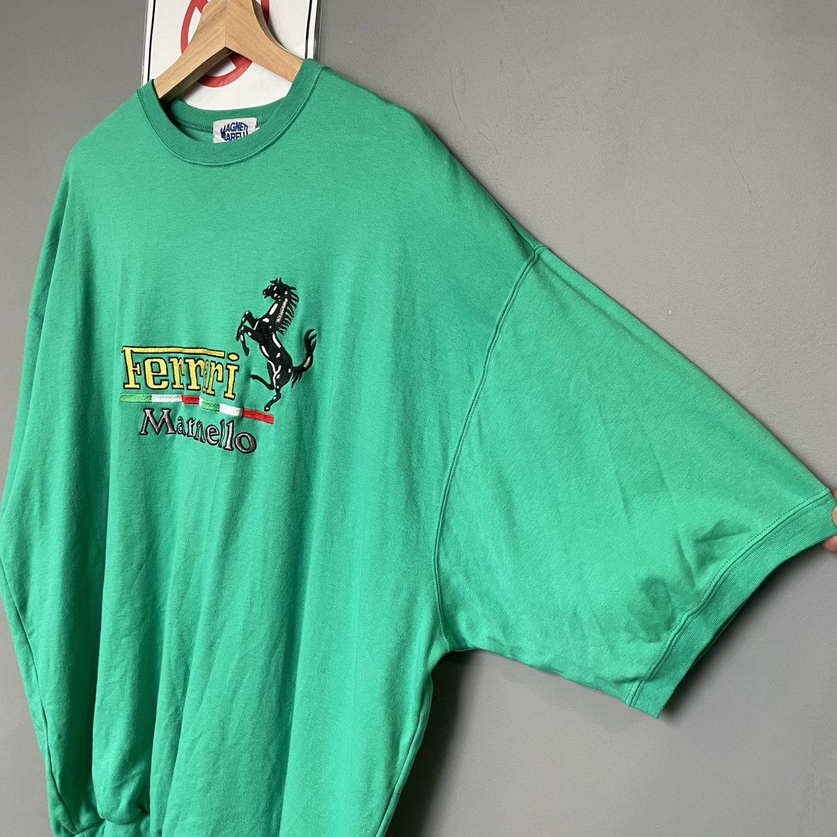 Ferrari Vintage 90s Ferrari Maranello ERD GRUNGE SWEATSHIRT Size US L / EU 52-54 / 3 - 4 Thumbnail