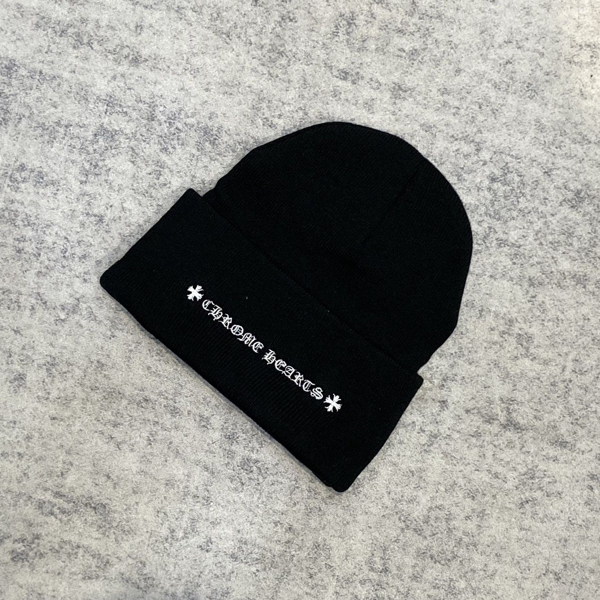 Chrome Hearts CHROME HEARTS classic beanie black Size ONE SIZE - 2 Thumbnail