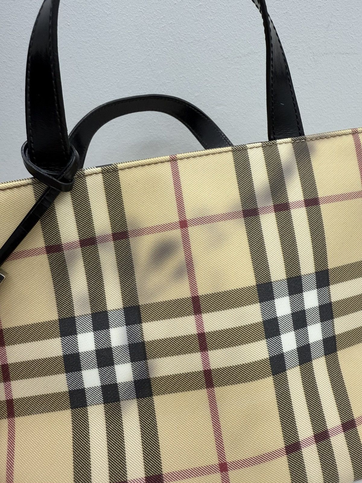 Burberry × Vintage Burberry London Nova Check Handle Bag Size ONE SIZE - 4 Thumbnail