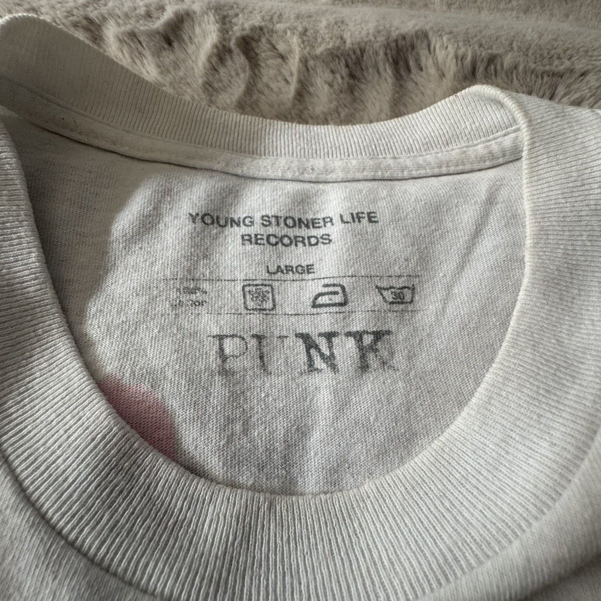 Young Thug SP5DER P*NK WHITE TEE Size US L / EU 52-54 / 3 - 3 Thumbnail
