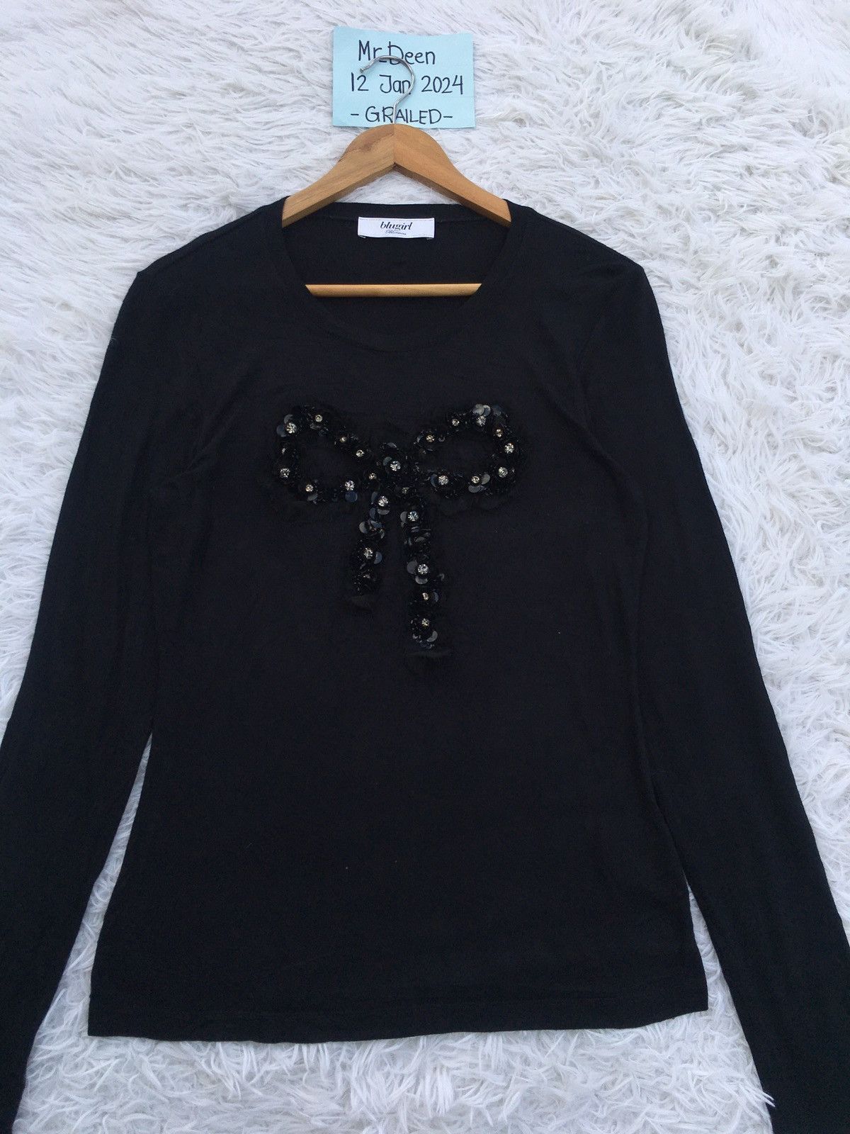 Blumarine Rare Blugirl Blumarine Ribbon Beads Embellishments Shirt Size S / US 4 / IT 40 - 4 Thumbnail