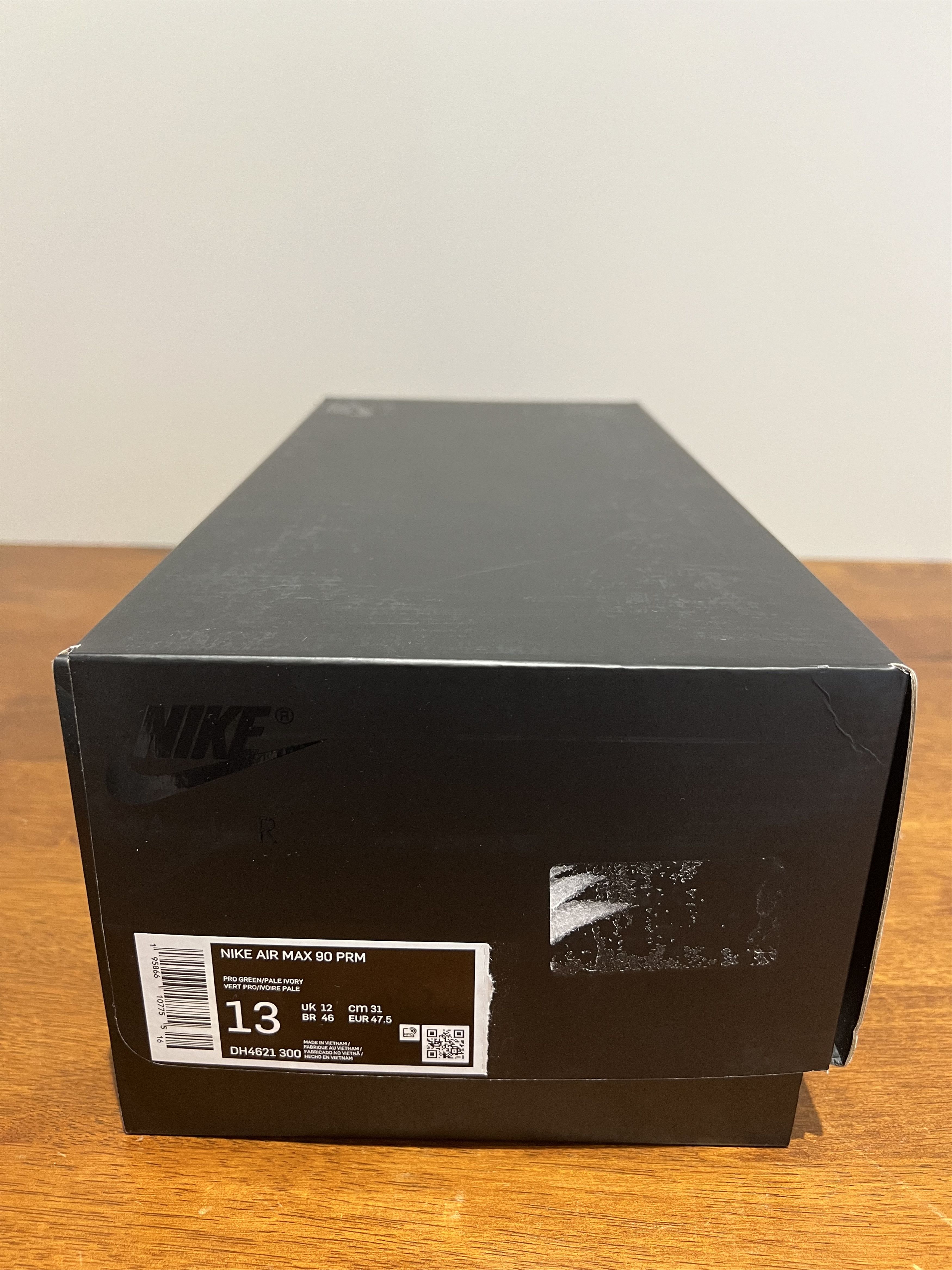 Nike 💚 2022 Nike Air Max 90 PRM Pro Green/Pale Ivory US 13 NEW Size US 13 / EU 46 - 20 Thumbnail