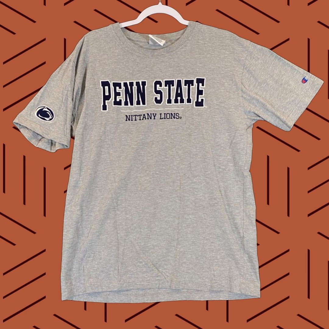 Champion Champion Shirt Mens Large Gray Natty Lions Tee Short Sleeve Penn State Golf Size US L / EU 52-54 / 3 - 1 Thumbnail