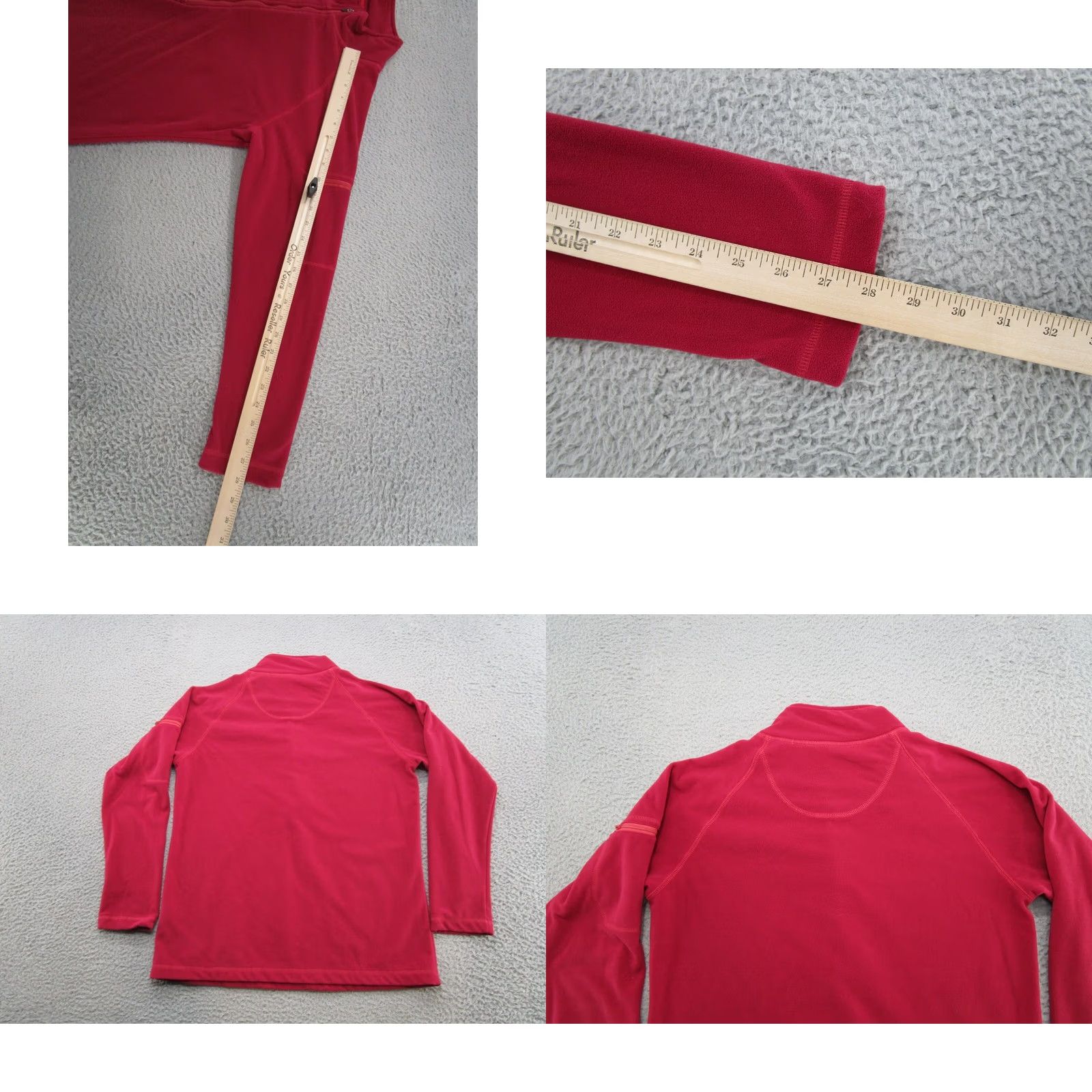 Vintage Cabela's Fleece Women’s Red 1/4 Zip Jacket Shirt Pullover Size L Outdoor Hike Womens Size L / US 10 / IT 46 - 8 Thumbnail