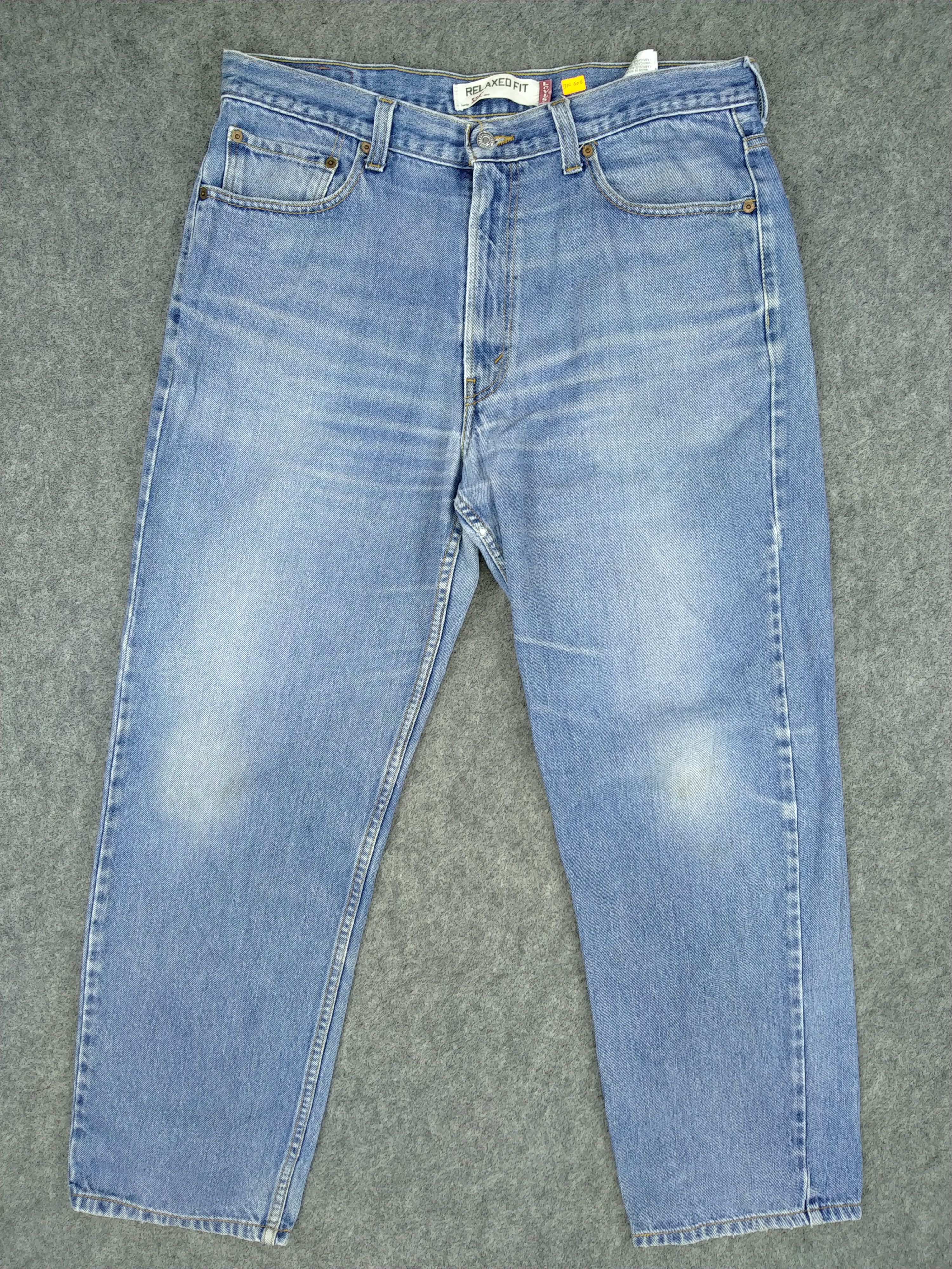 Levi's Faded Blue Vintage Levi's 550 Relaxed Fit Denim 37x30 JN606 Size US 37 - 1 Thumbnail