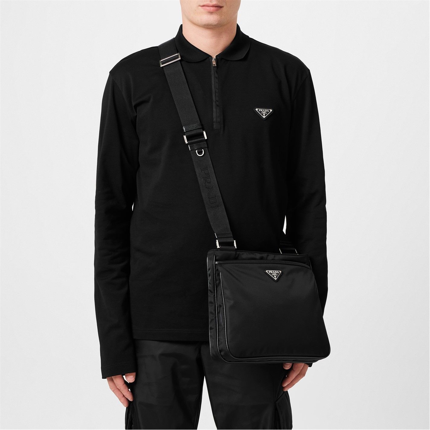 Prada Nylon Messenger Shoulder Bag Size ONE SIZE - 2 Thumbnail