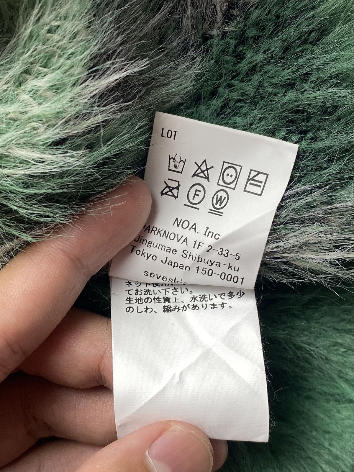 Japanese Brand Seveskig - Mohair Tiger Cardigan Sweater Size US L / EU 52-54 / 3 - 15 Thumbnail