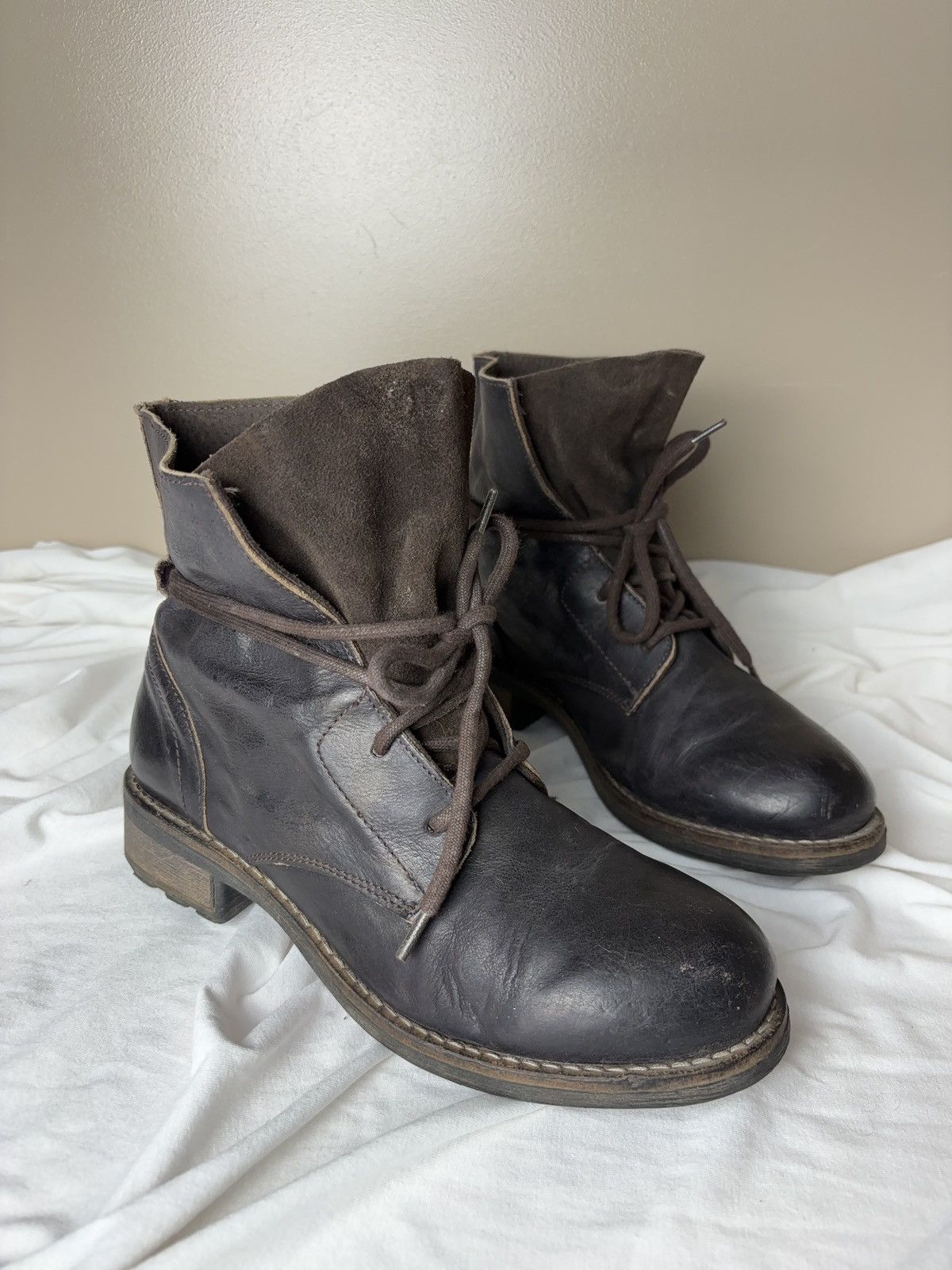 Buffalo London × Vintage Buffalo vintage leather biker boots as 98 style Size US 9 / IT 39 - 5 Thumbnail