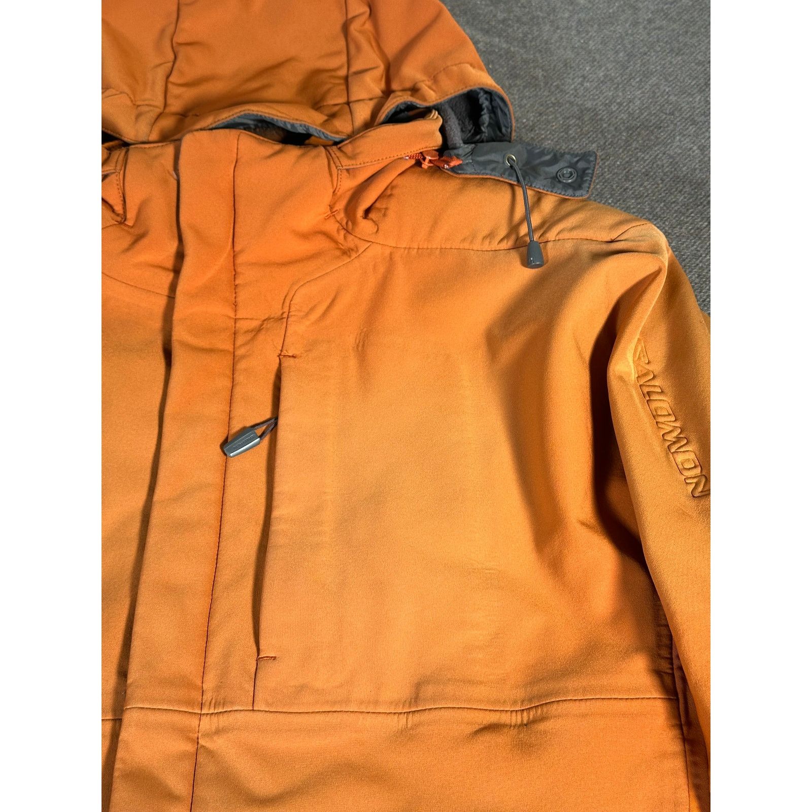 Salomon Vintage Salomon Lab Orange Full-Zip Softshell Ski Jacket Size US L / EU 52-54 / 3 - 6 Thumbnail