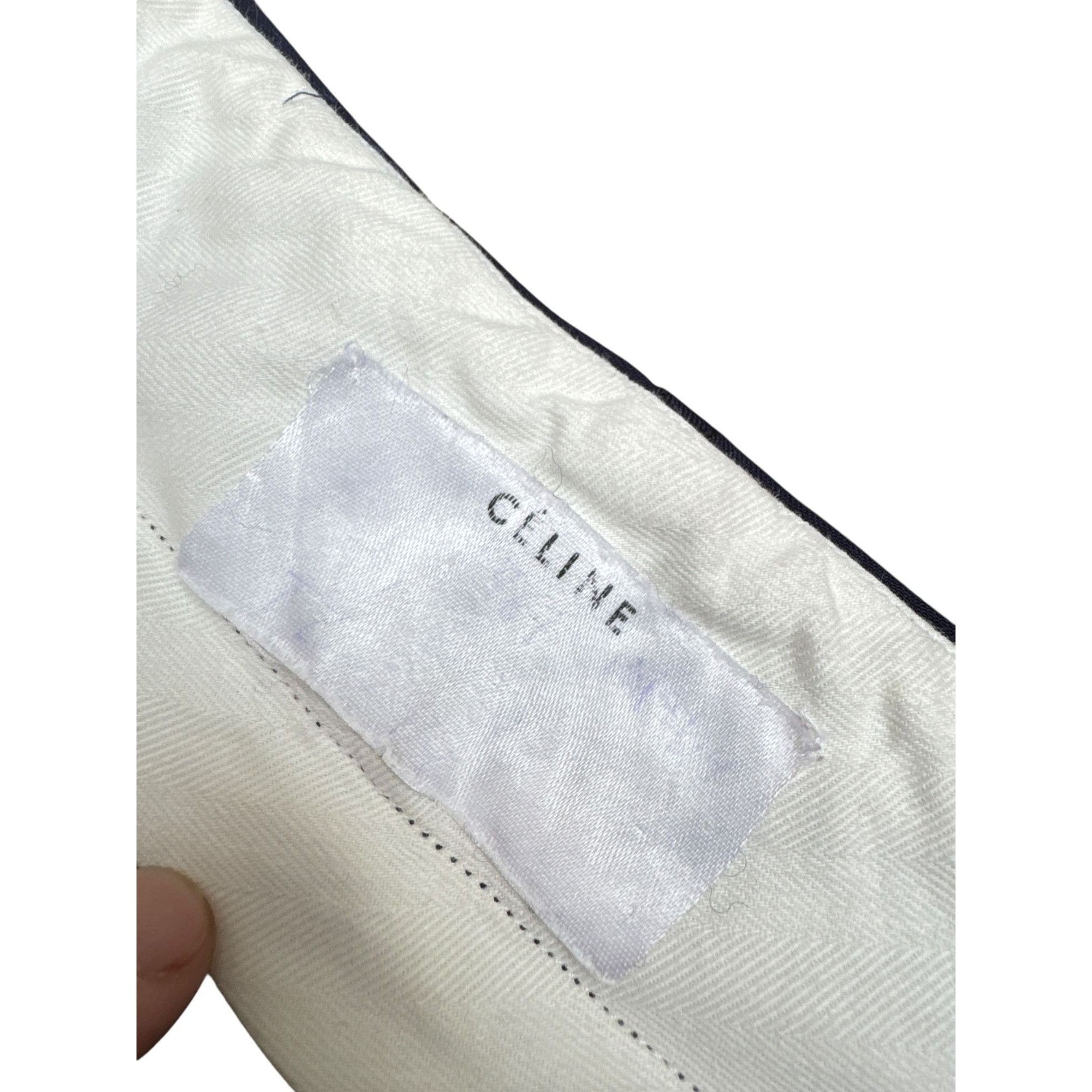 Celine SS 2015 Wide Navy Pants Size 26" / US 2 / IT 38 - 4 Thumbnail