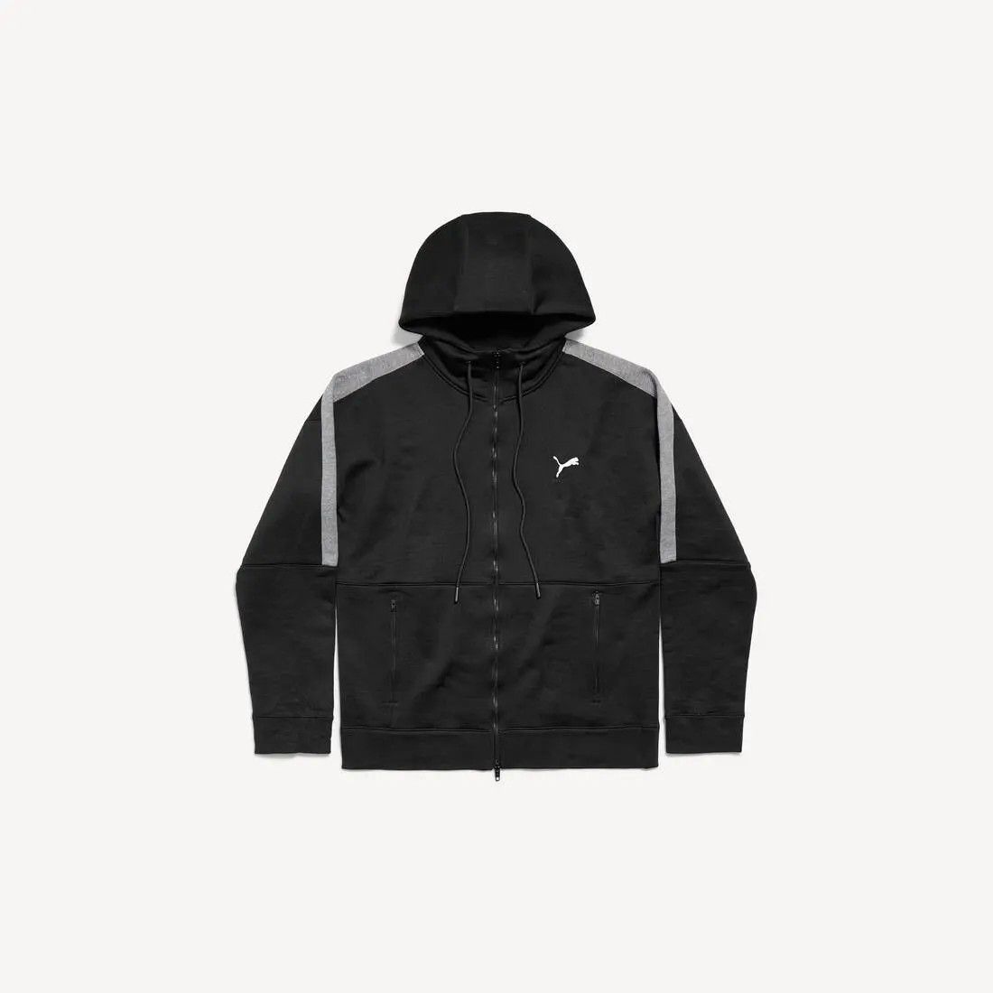 Balenciaga × Puma o1s1wg110426 Hooded Tracksuit Jacket in Black/Grey Size US XS / EU 42 / 0 - 1 Thumbnail