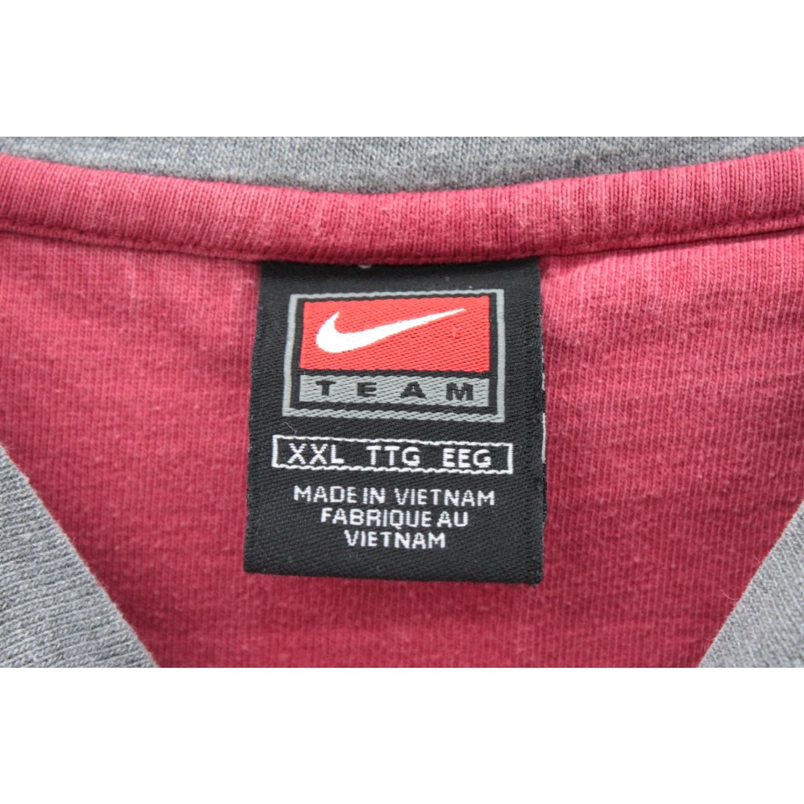 Nike Nike Tee Shirt OU Oklahoma Sooners Gray 2XL Embroidered Lettering Athletic Comfortable Shirt Mens Size US XXL / EU 58 / 5 - 5 Thumbnail