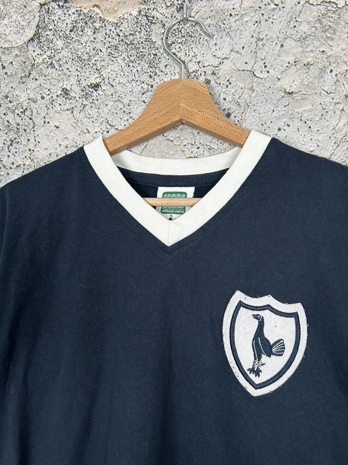Vintage Vintage Tottenham Soccer Draw Jersey Retro Hype Sport Size US S / EU 44-46 / 1 - 3 Thumbnail