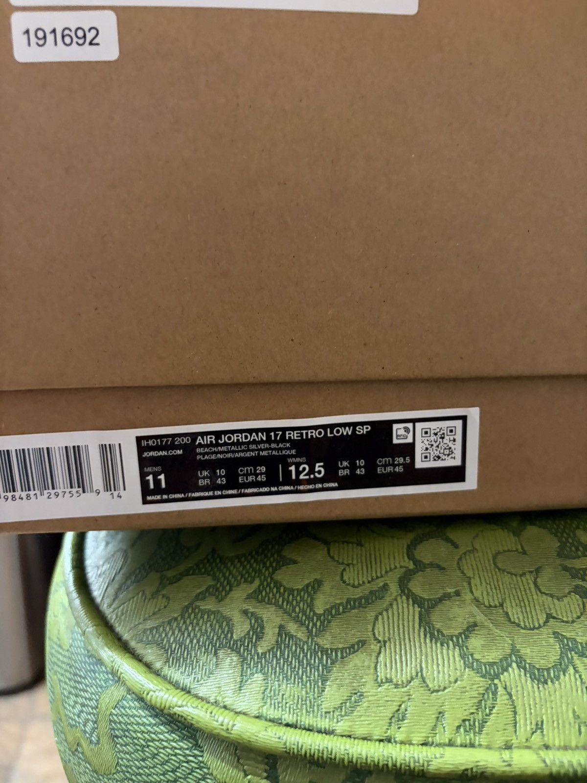 Jordan Brand Infinite Archive Jordan 17 (signed box) Size US 11 / EU 44 - 5 Thumbnail