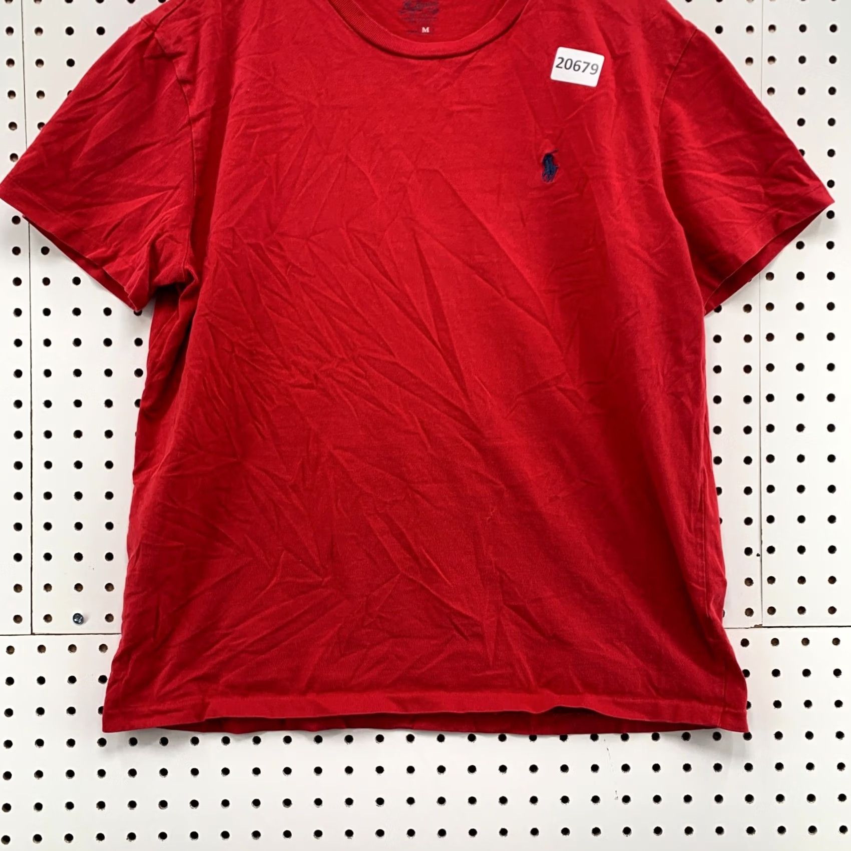 Polo Ralph Lauren Polo Ralph Lauren Shirt Mens Medium Red Blue Pony Short Sleeve Crew Neck 20x26 Size US M / EU 48-50 / 2 - 7 Thumbnail