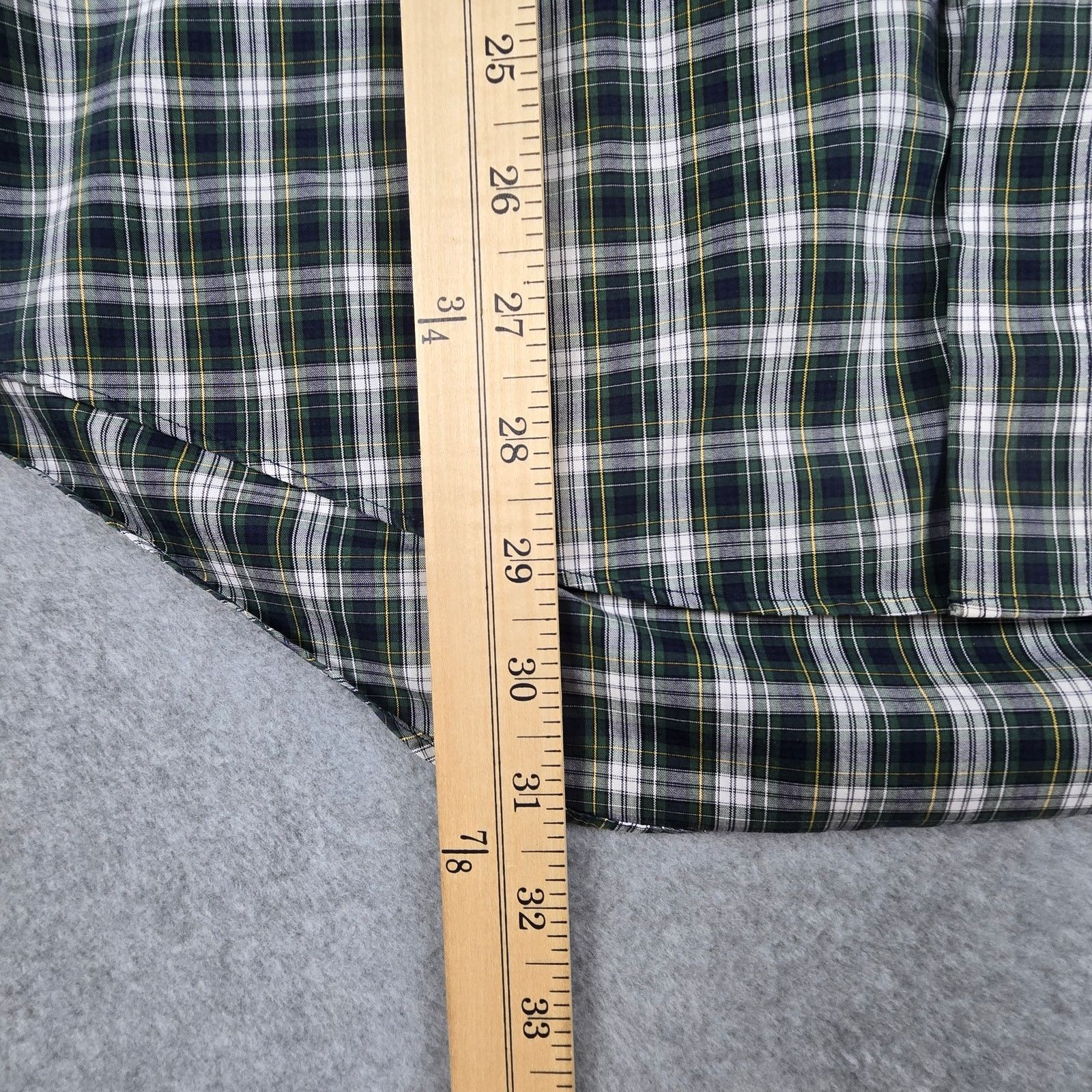 Lands' End Lands' End 16-32 Men Long Sleeve Checkered Button Down Shirt Size US L / EU 52-54 / 3 - 13 Thumbnail