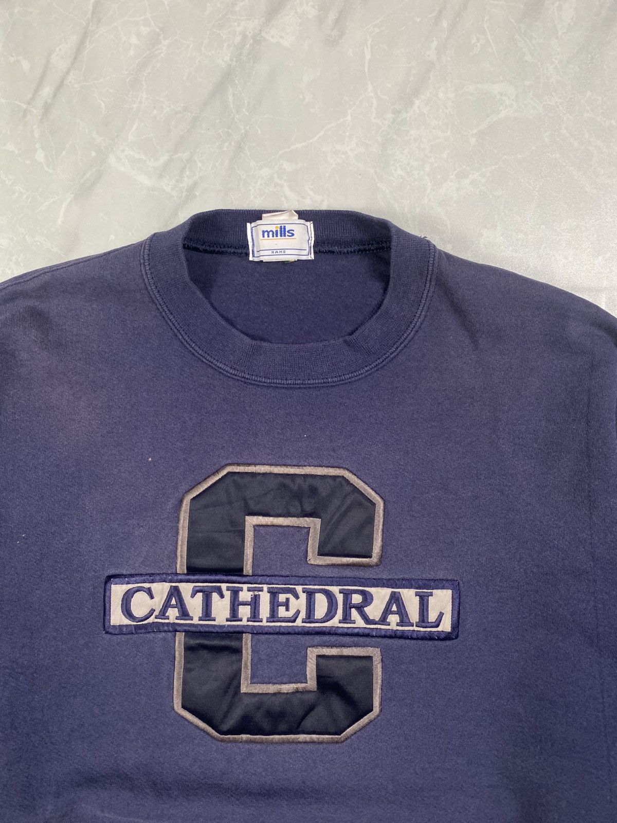 Other Vintage 00s Mills Cathedral Baggy Crewneck Size US XL / EU 56 / 4 - 2 Thumbnail