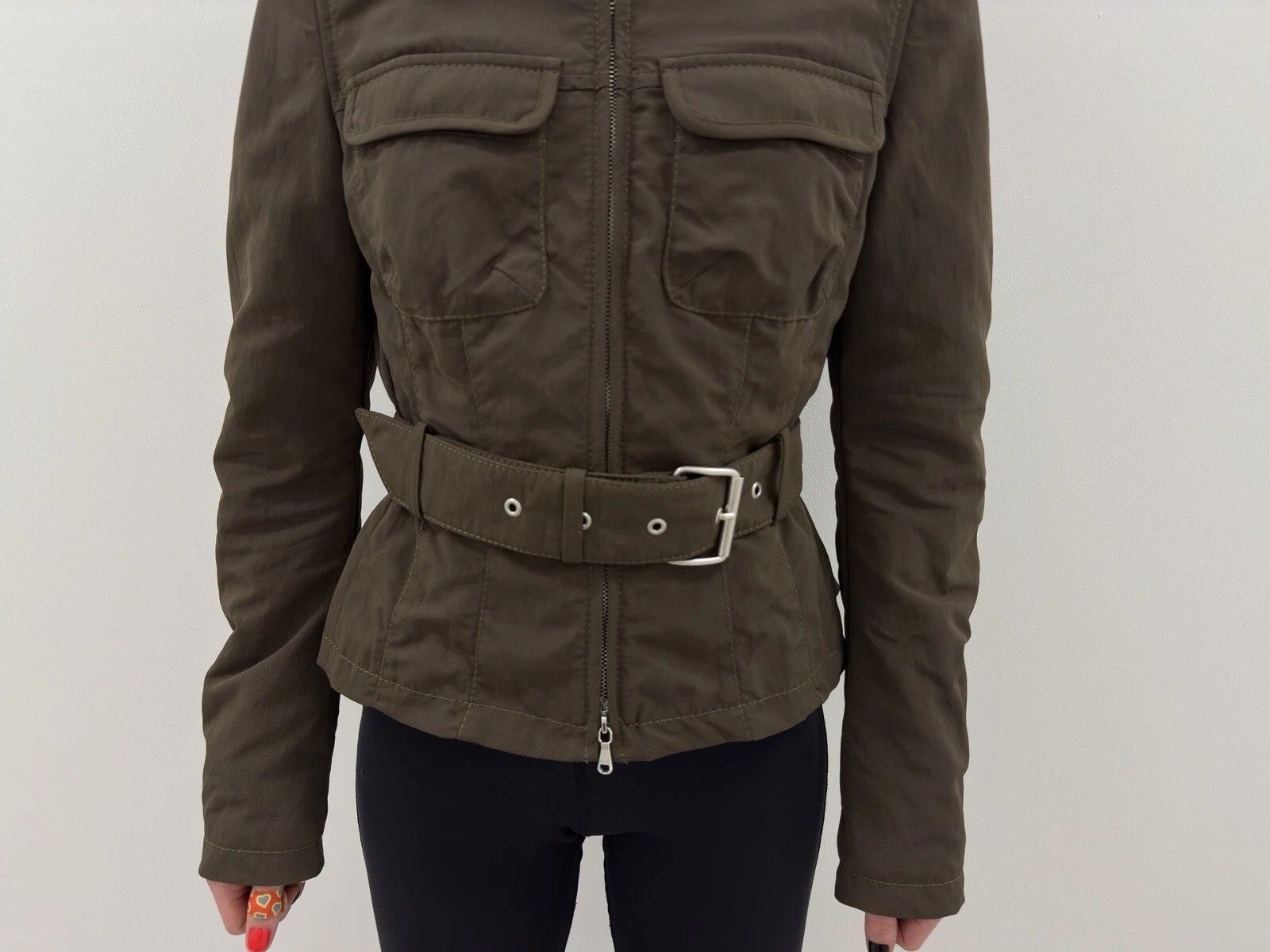 STRENESSE STRENESSE BLUE by GABRIELE STREHLE MOTO JACKET WOMENS Y2K Size S / US 4 / IT 40 - 9 Thumbnail