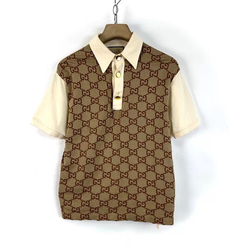 Gucci Gucci Aria series double G old flower stitching metal buck Size US XS / EU 42 / 0 - 1 Thumbnail