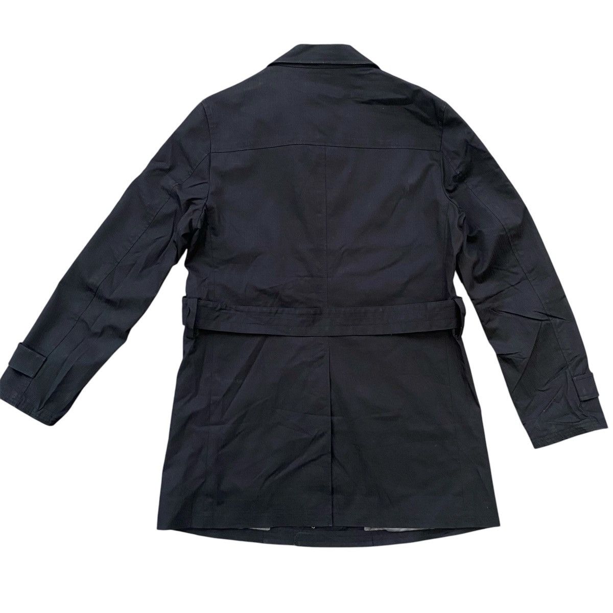 Tornado Mart Tornado Mart Belted Trench Coat –Japanese Designer Outerwear Size L / US 10 / IT 46 - 2 Thumbnail