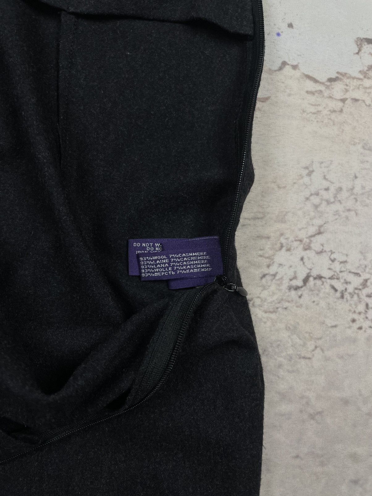 Ralph Lauren Purple Label Ralph Lauren Purple Label XS Slim Fit Black Wool Cashmere Size 26" / US 2 / IT 38 - 6 Thumbnail