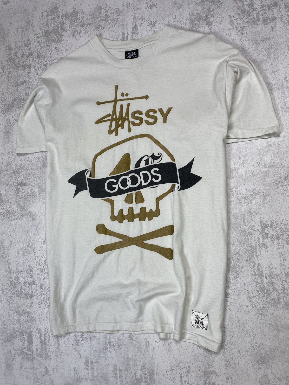 Stussy STUSSY Skull & Bones Goods T-Shirt | Vintage Graphic Tee Size US M / EU 48-50 / 2 - 7 Thumbnail