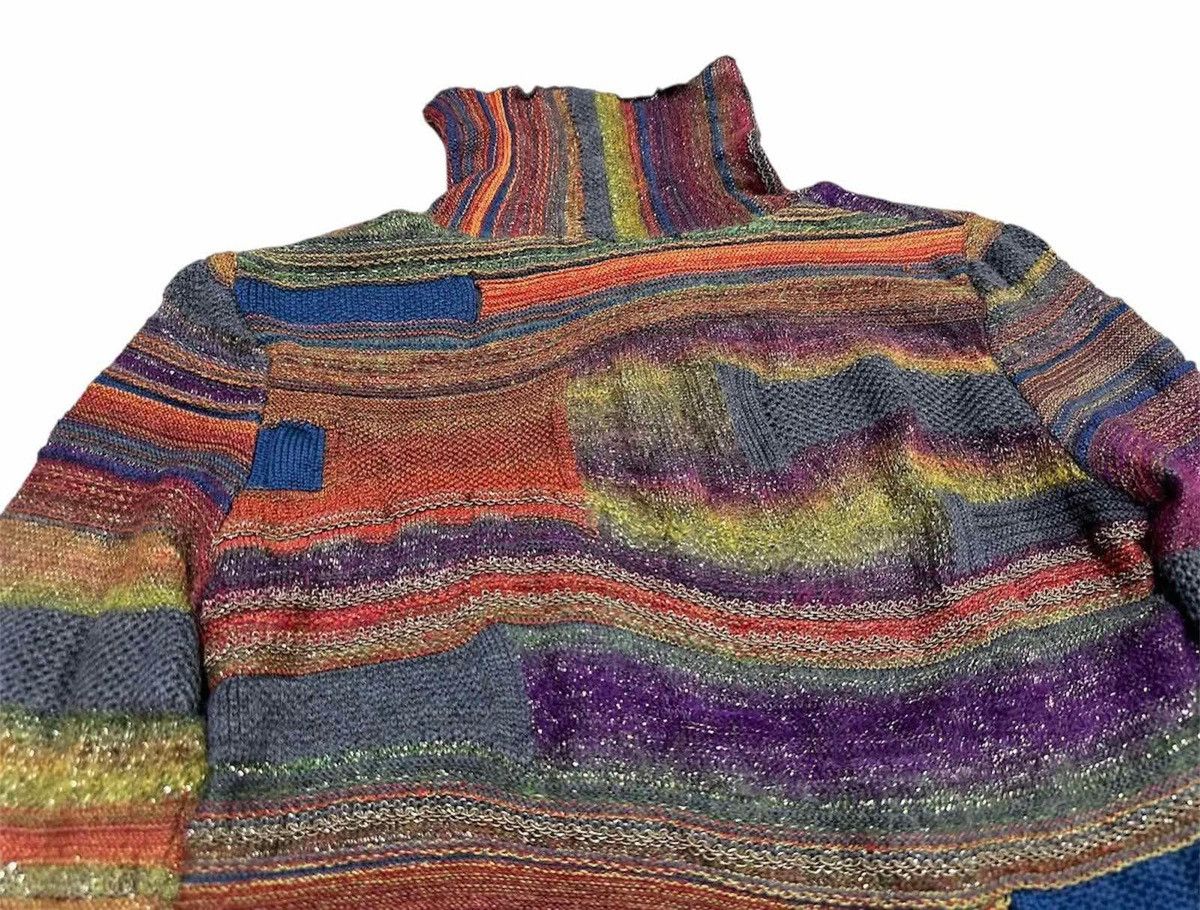 Japanese Brand 🔥Rare Vintage M.&Kyoko Double Layer Mesh Knit Sweater Size US S / EU 44-46 / 1 - 8 Thumbnail