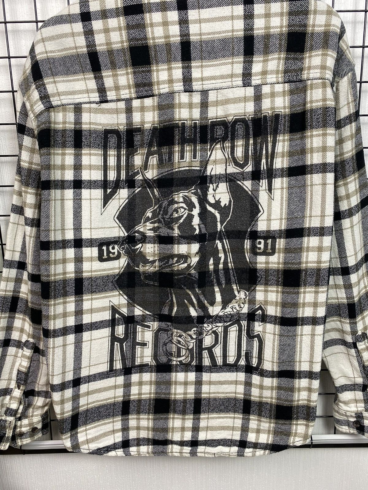 Other Death Row Records flannel shirt M size men big logo Size US M / EU 48-50 / 2 - 3 Thumbnail
