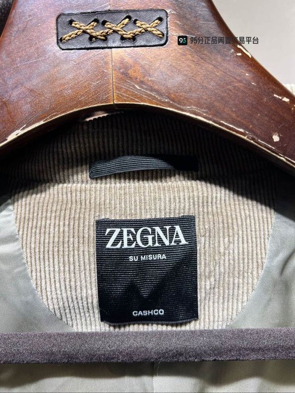 Ermenegildo Zegna ZEGNA IL CONTE Corduroy Jacket Coat. Size US M / EU 48-50 / 2 - 3 Thumbnail