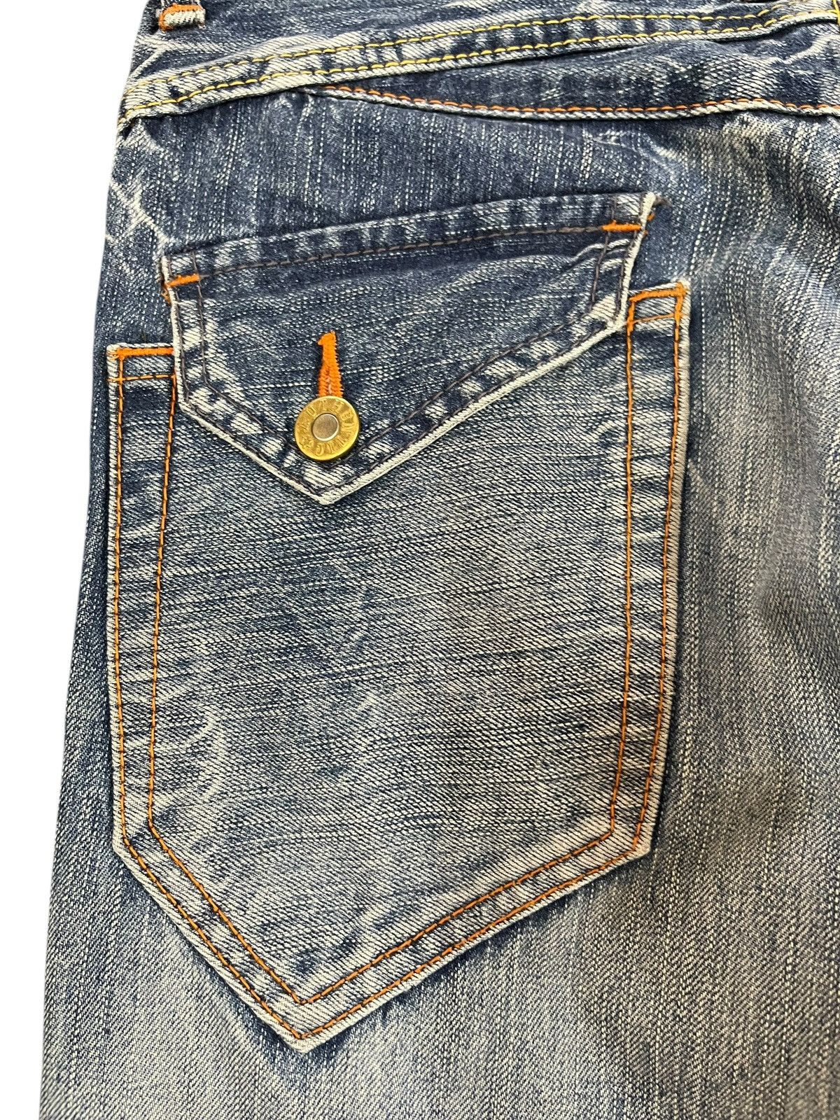 Japan Blue × Le Grande Bleu (L.G.B.) Vintage Blue Way Faded Denim Size US 30 / EU 46 - 10 Thumbnail