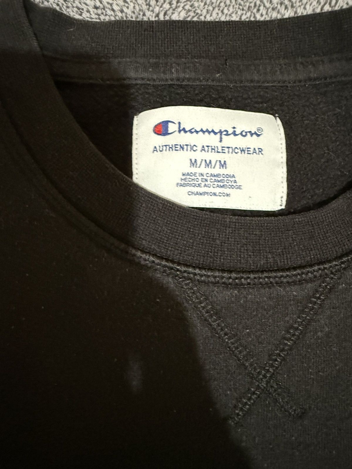 Champion Champion Pullover Sweatshirt, Long Sleeve, Crew Neck Size US M / EU 48-50 / 2 - 3 Thumbnail