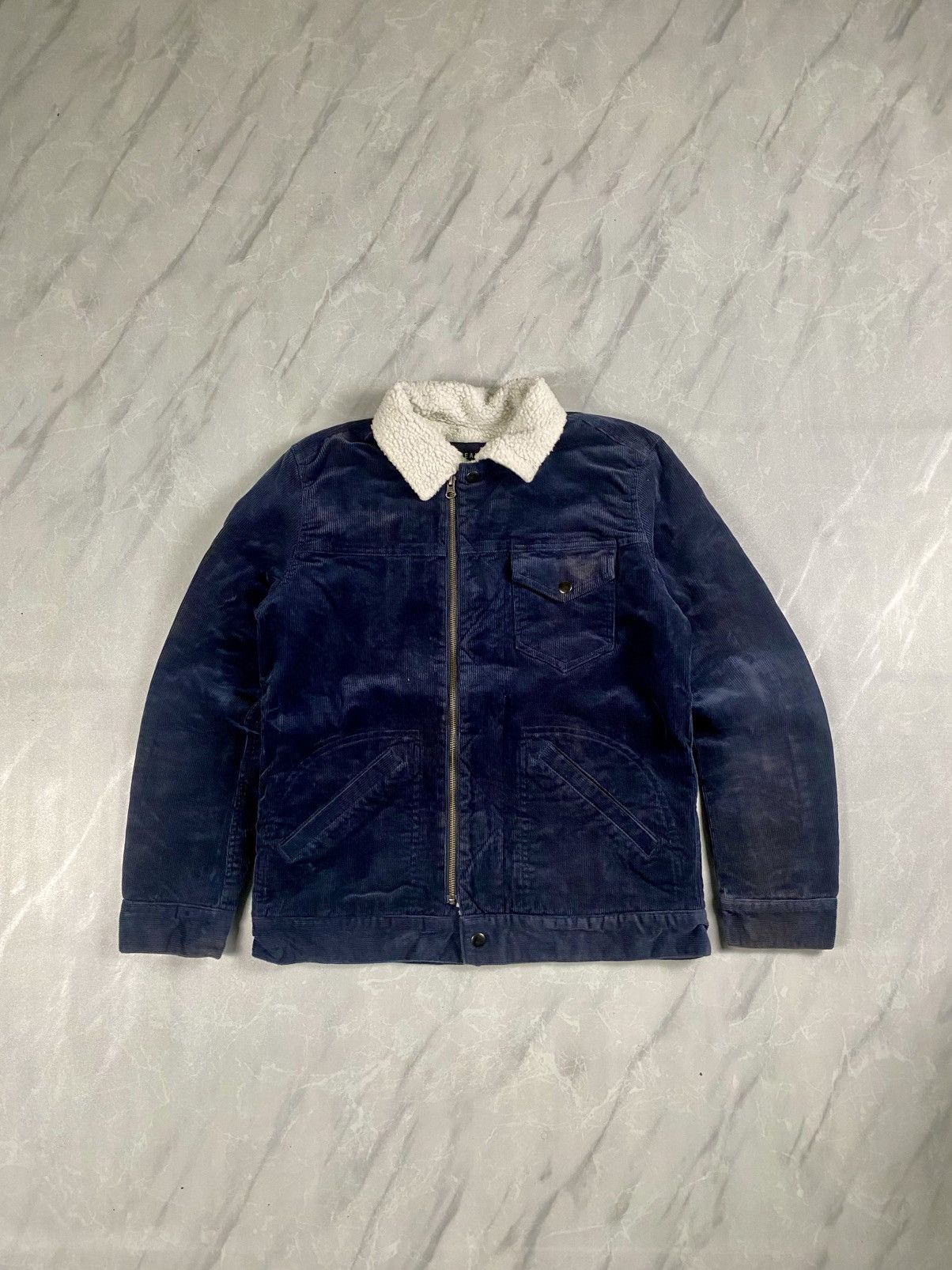 Beams Plus Beams Corduroy Sherpa Blouson Jacket Size US S / EU 44-46 / 1 - 1 Thumbnail