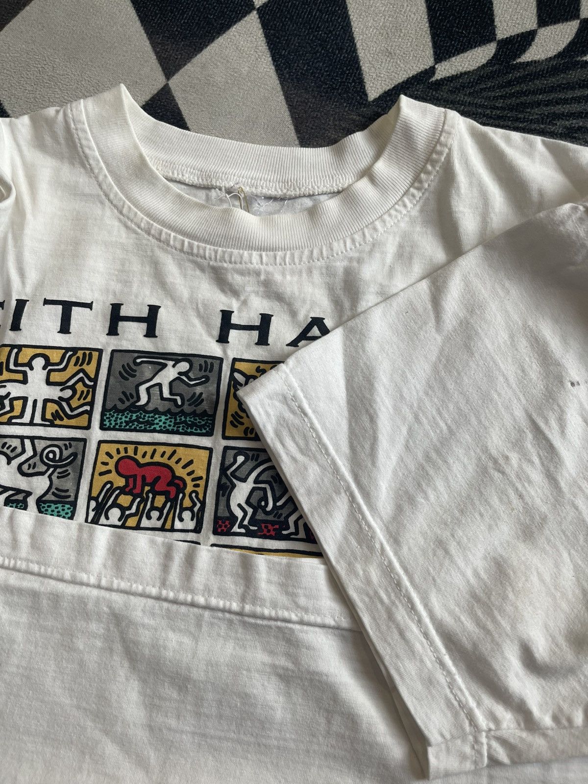 Keith Haring Vintage Keith Haring "Icons" Multi-Panel Graphic Tee Size US L / EU 52-54 / 3 - 6 Thumbnail