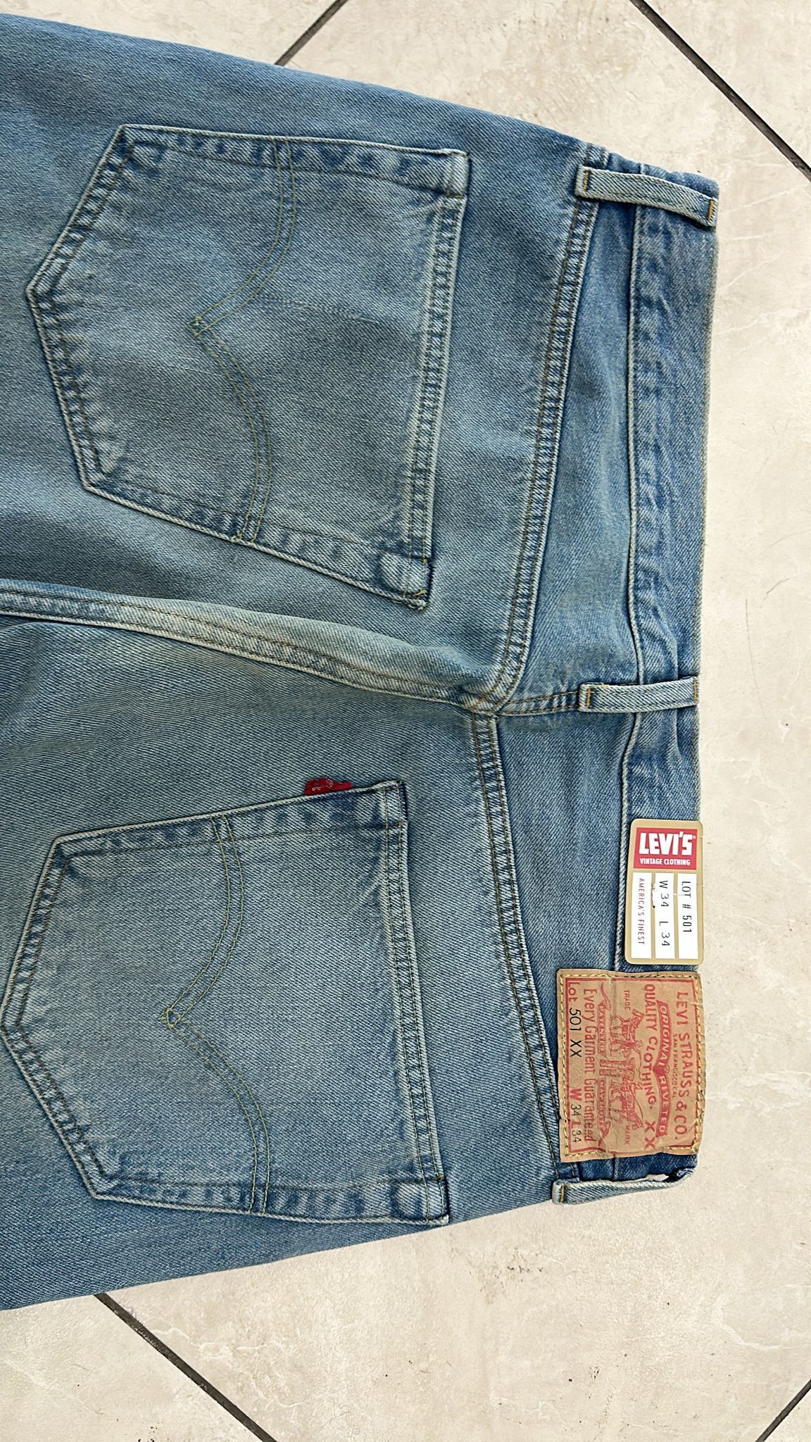 Levi's Vintage Clothing LVC Levi's Vintage Clothing 1955 501XX BigE Selvedge Jeans Size US 34 / EU 50 - 5 Thumbnail