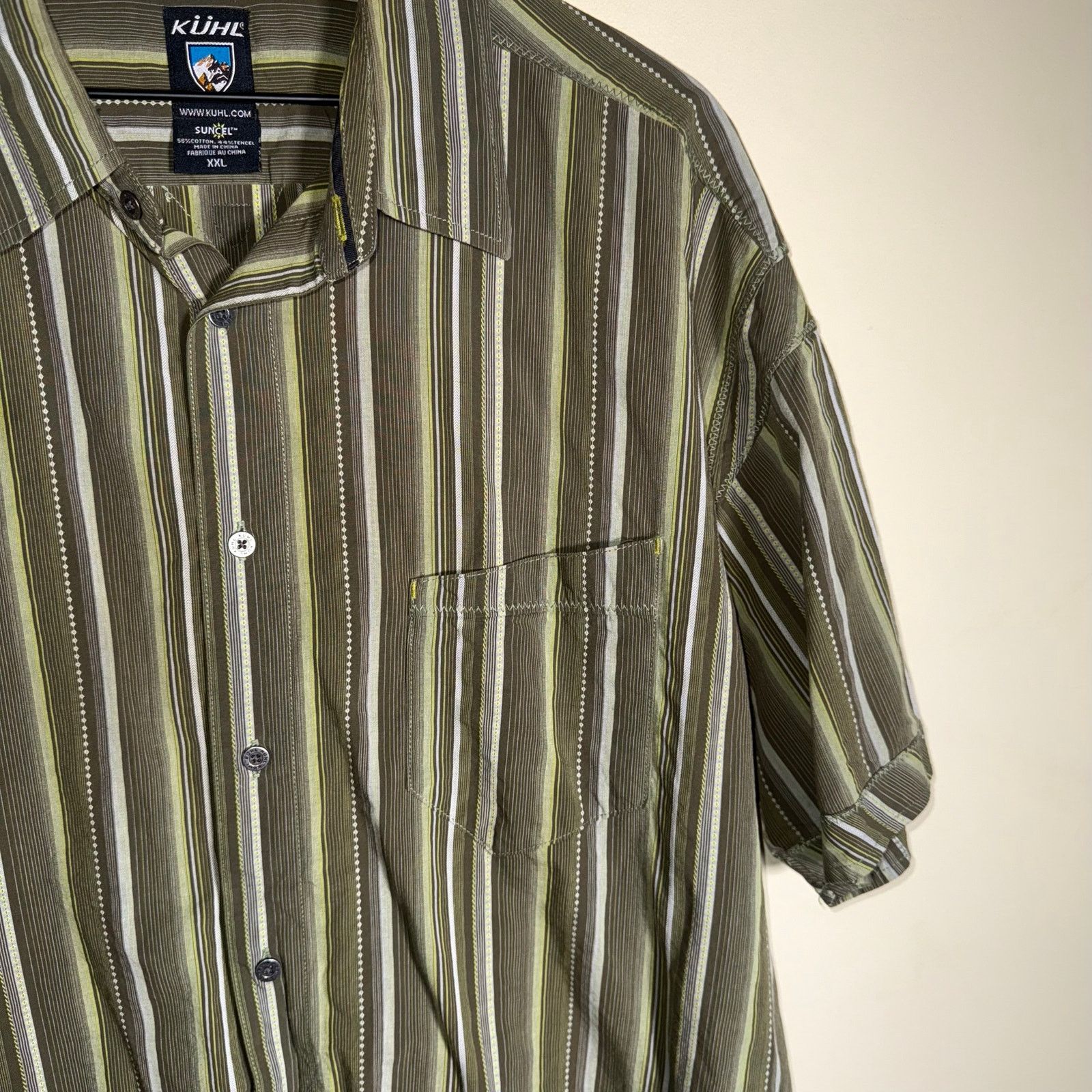 Kuhl KUHL Suncel light striped gorpcore button down shirt XXL Size US XXL / EU 58 / 5 - 4 Thumbnail