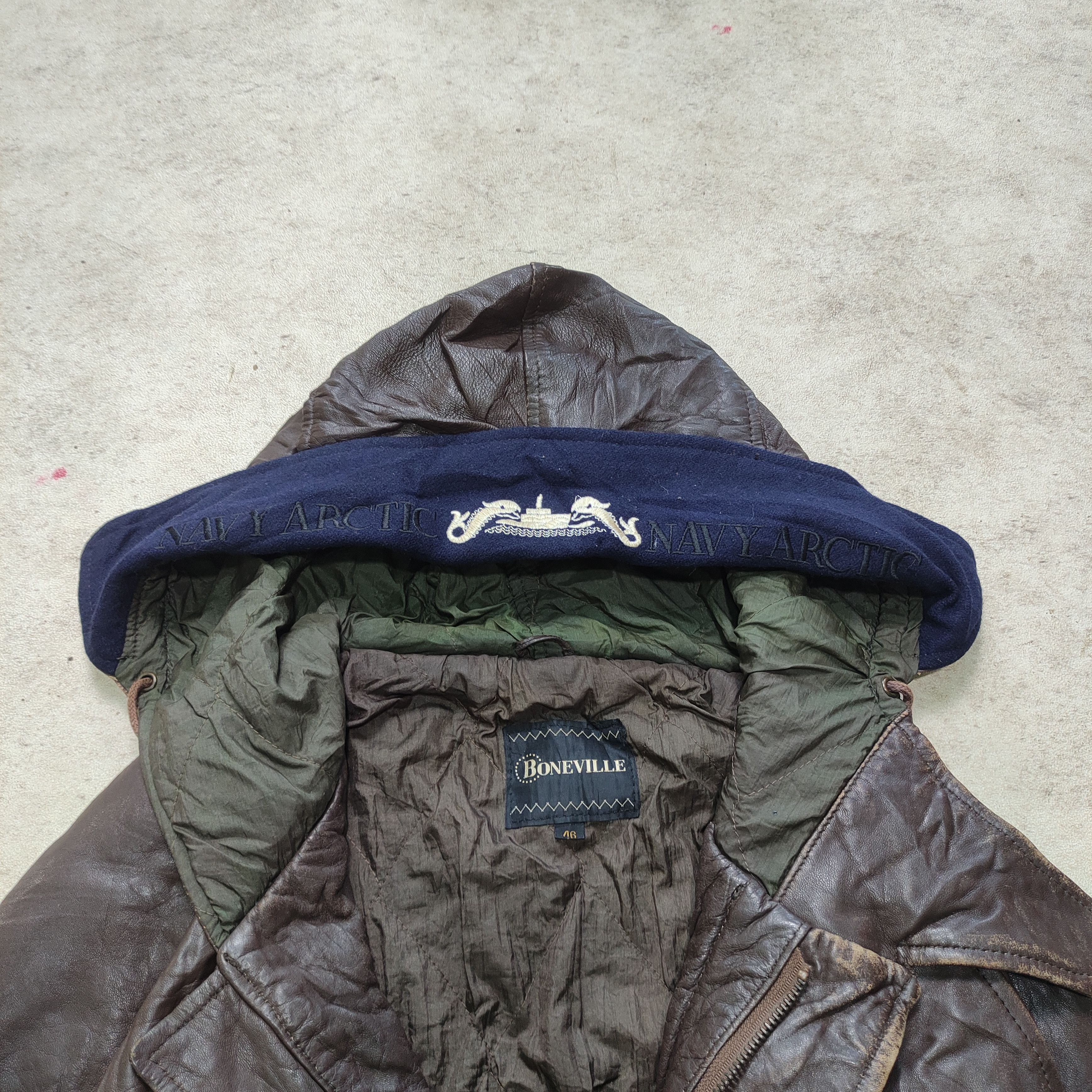 Boneville SOLD OUT!! Boneville Navy Arctic 80s Massimo Osti Jacket Size US L / EU 52-54 / 3 - 11 Thumbnail