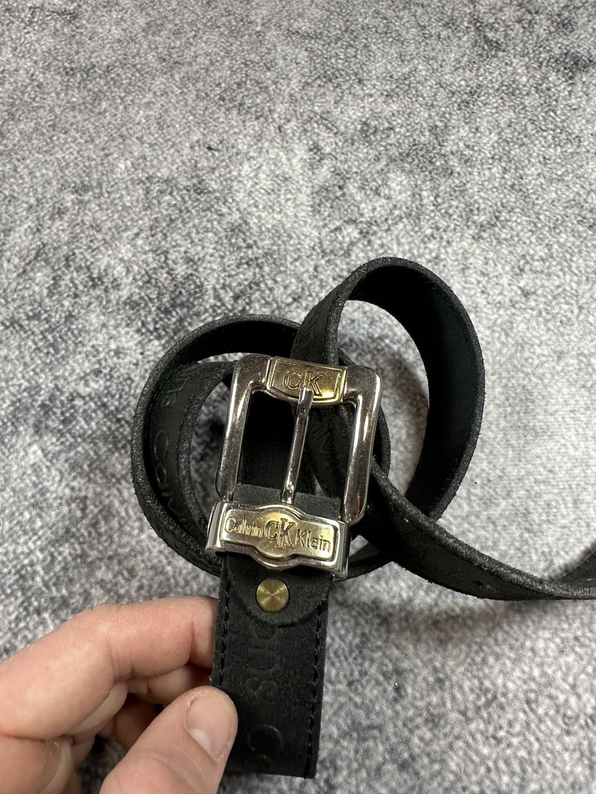 Calvin Klein Y2K Vintage Calvin Klein CK Logo Belts Streetwear Rare USA Size ONE SIZE - 2 Thumbnail