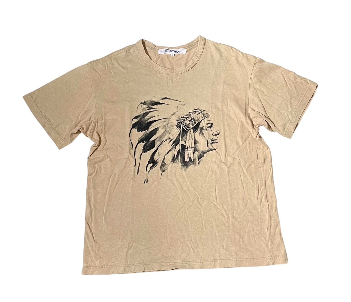 Junya Watanabe Junya watanabe cdg man Native American tee Size US L / EU 52-54 / 3 - 1 Thumbnail