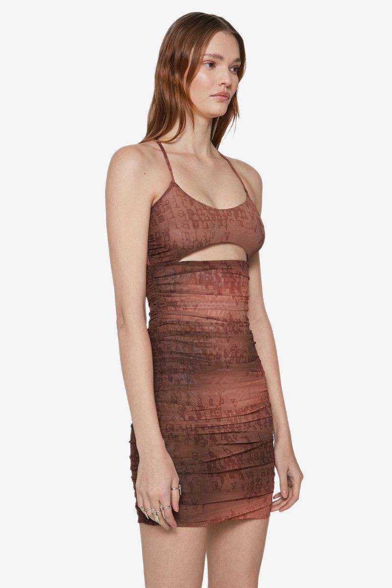 Misbhv $395 MISBHV Typewriter Mini Dress Size XS / US 0-2 / IT 36-38 - 2 Thumbnail