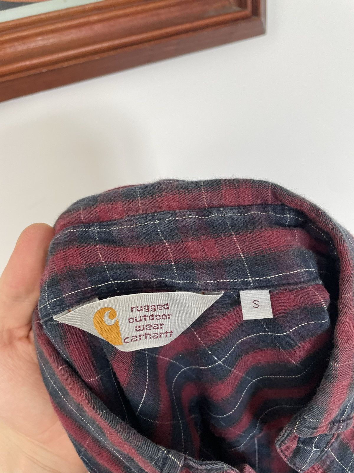 Carhartt Carhartt Workwear Button Up Shirt Checkered Tartan Hype Y2k Size US S / EU 44-46 / 1 - 3 Thumbnail