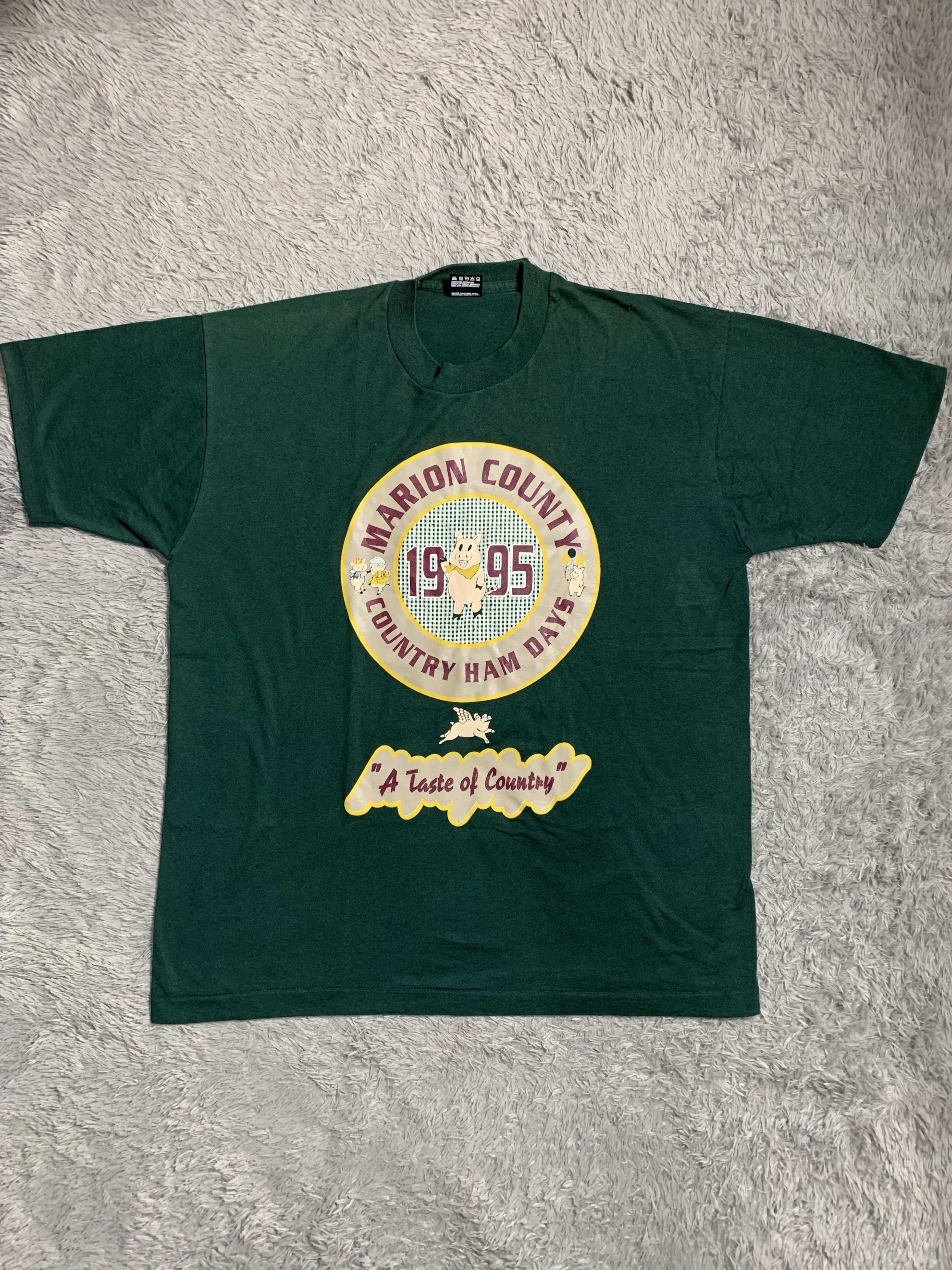 Vintage Vintage Ham Fest Tshirt Size US XL / EU 56 / 4 - 1 Thumbnail