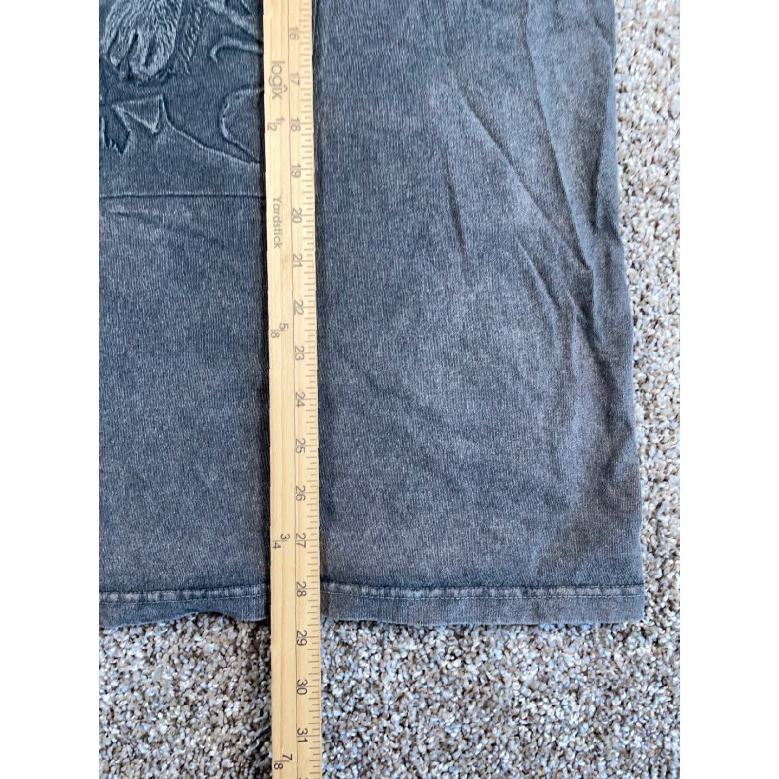 Vintage VINTAGE Wolf Born to Be Wild Graphic T-Shirt Adult XL Gray 90s Biker Mens USA Made Size US XL / EU 56 / 4 - 7 Thumbnail