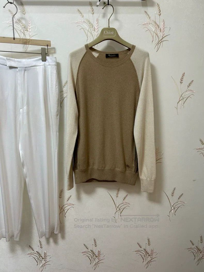 Loro Piana LORO PIANA Baby pink baby Cashmere cashmere knitted top Size M / US 6-8 / IT 42-44 - 8 Thumbnail